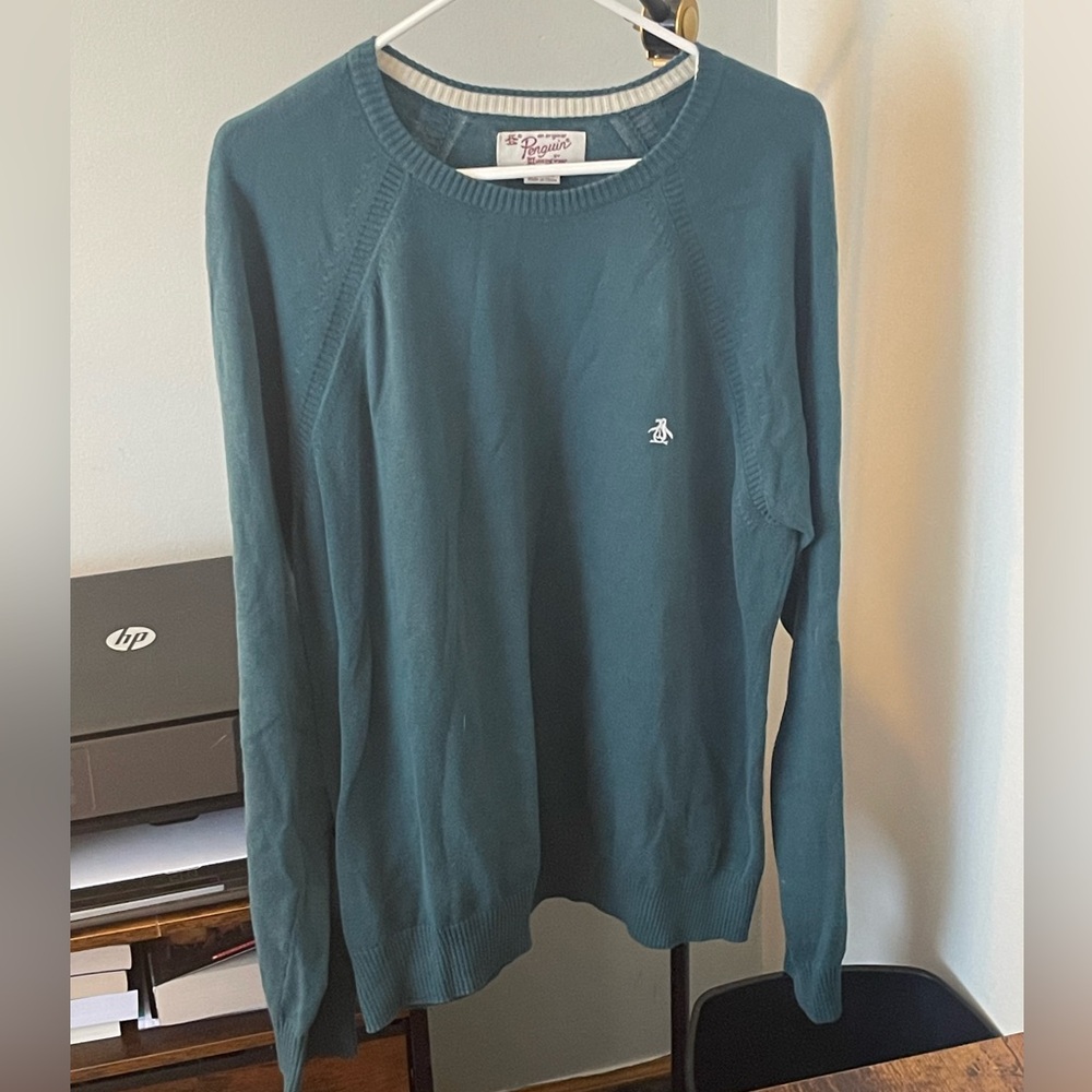Penguin Munsing Dark Green Men’s Crewneck Shirt. Mens XL